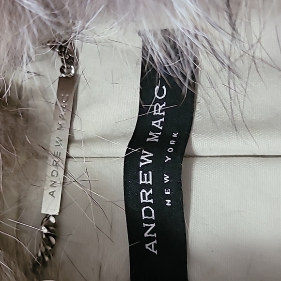 Andrew Mark Leather Coyote Fur Jacket Size  XS - Picture 7 of 16